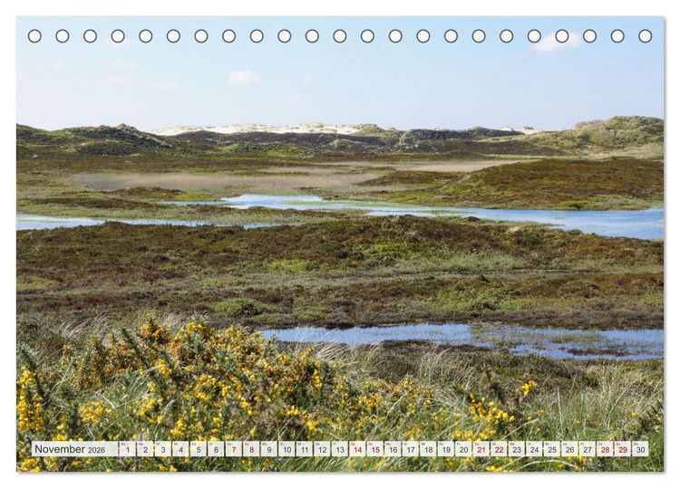 Produktbild: Vielf&auml;ltiges Sylt - Mehr als Strand (Tischkalender 2026 DIN A5 quer), CALVENDO Monatskalender