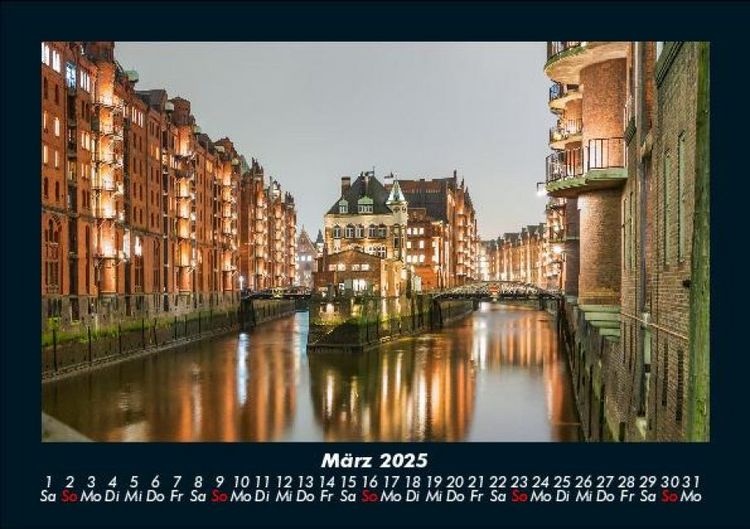 Produktbild: Hamburg 2025 Fotokalender DIN A5