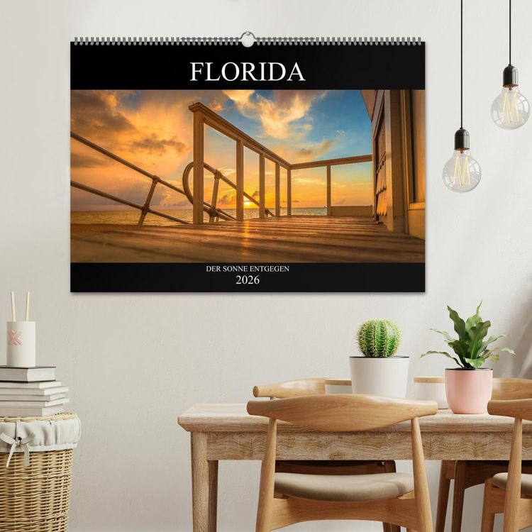 Produktbild: Florida. Der Sonne entgegen. (Wandkalender 2026 DIN A2 quer), CALVENDO Monatskalender