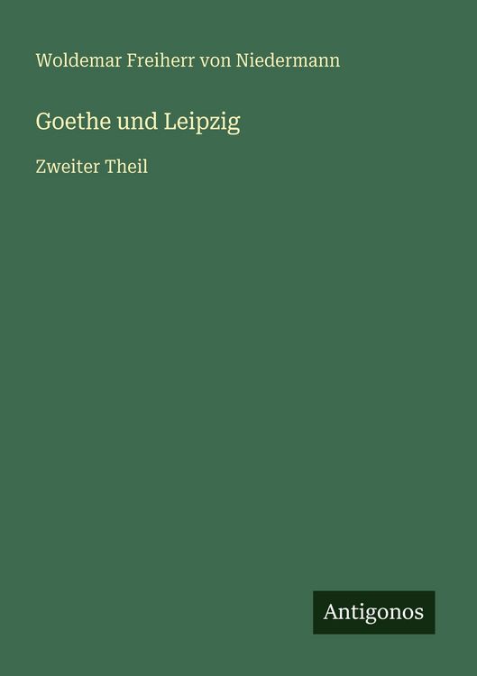 Produktbild: Goethe und Leipzig