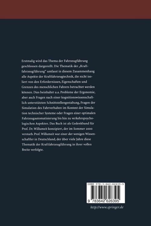 Produktbild: Kraftfahrzeugf&uuml;hrung