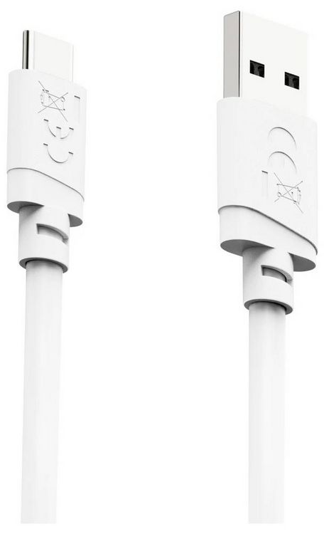 Produktbild: Hama USB-Ladekabel USB 2.0 USB-A Stecker, USB-C&reg; Stecker 2m Wei&szlig; 00201813