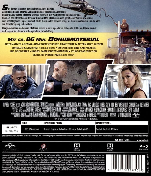Produktbild: Fast & Furious: Hobbs & Shaw