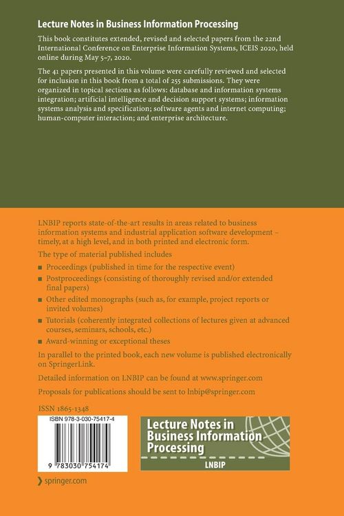 Produktbild: Enterprise Information Systems