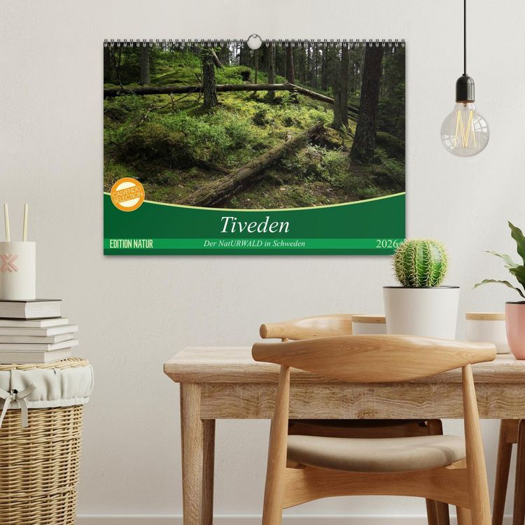 Produktbild: Tiveden, der NatURWALD in Schweden (Wandkalender 2026 DIN A3 quer), CALVENDO Monatskalender