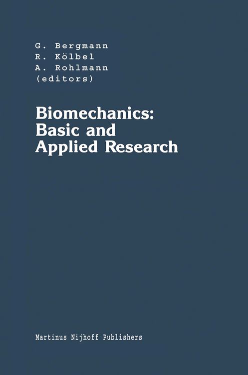 Produktbild: Biomechanics: Basic and Applied Research