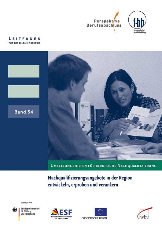 Produktbild: Nachqualifizierungsangebote in der Region entwickeln, erproben und verankern