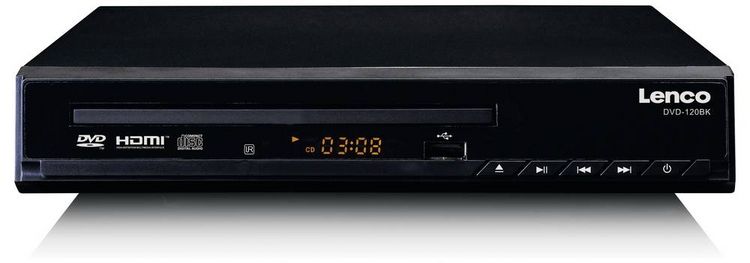 Produktbild: Lenco DVD-120BK Tragbarer DVD-Player