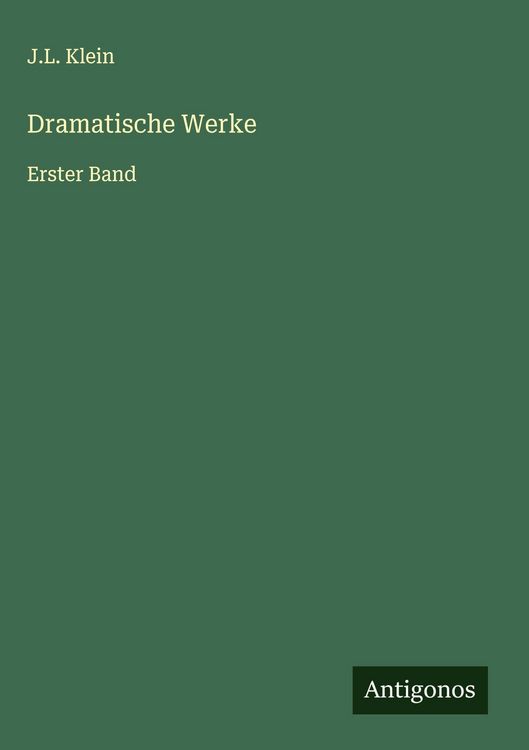 Produktbild: Dramatische Werke