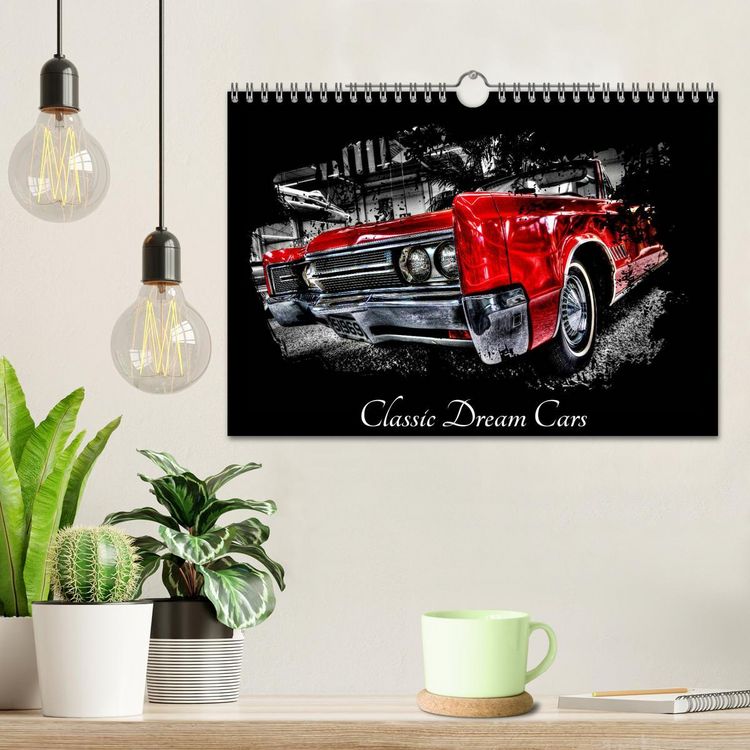 Produktbild: Classic Dream Cars (Wandkalender 2026 DIN A4 quer), CALVENDO Monatskalender