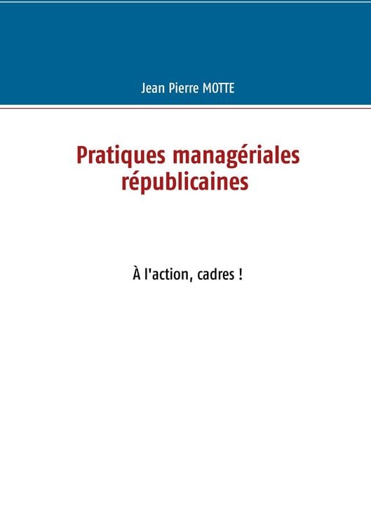 Produktbild: Pratiques manag&eacute;riales r&eacute;publicaines