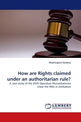 Produktbild: Katema, W: How are Rights claimed under an authoritarian rul