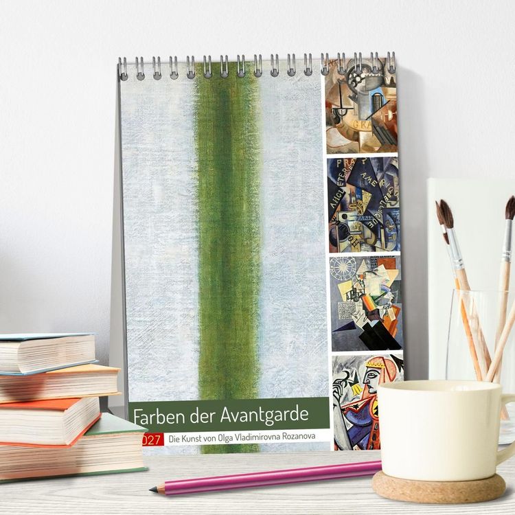 Produktbild: Farben der Avantgarde (Tischkalender 2027 DIN A5 hoch), CALVENDO Monatskalender