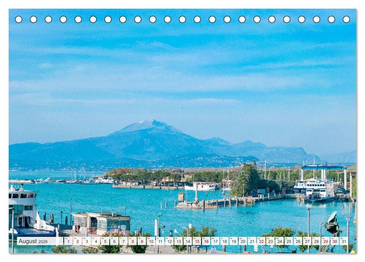 Produktbild: Traumziel am Gardasee. Peschiera del Garda (Tischkalender 2026 DIN A5 quer), CALVENDO Monatskalender