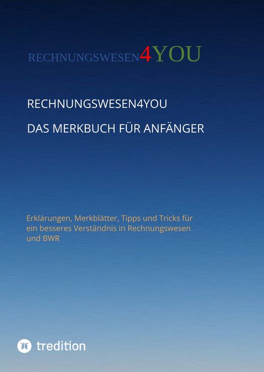 Produktbild: Rechnungswesen4you - Das Merkbuch f&uuml;r Anf&auml;nger