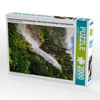 Produktbild: CALVENDO Puzzle Krimmler Wasserfall mit Regenbogen. Hohe Tauern im Salzburger Land &Ouml;sterreich. | 2000 Teile Lege-Gr&ouml;&szlig;e 90x67cm Foto-Puzzle f&uuml;r gl&uuml;ckli