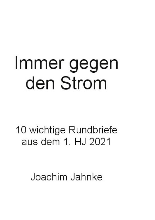 Produktbild: Immer gegen den Strom