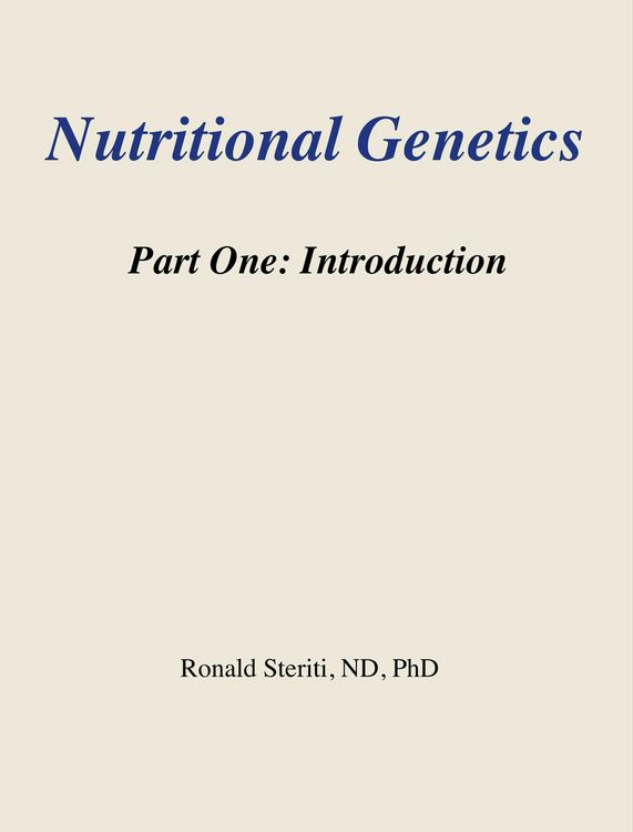 Produktbild: Nutritional Genetics Part 1 - Introduction