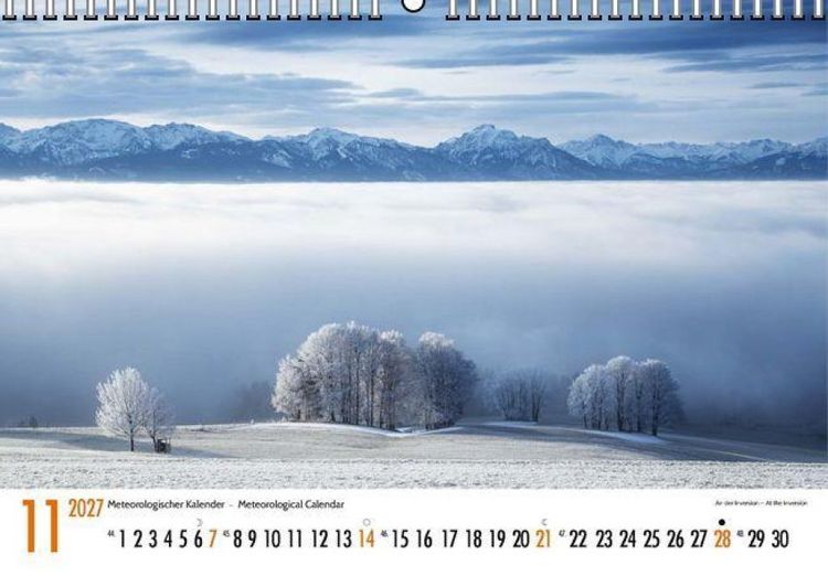Produktbild: Meteorologischer Kalender 2027 Meteorological Calendar
