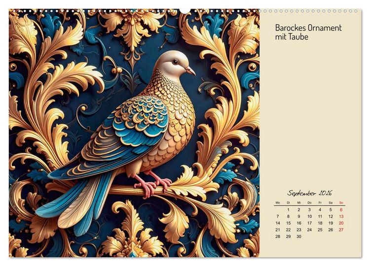 Produktbild: Vogelwelt, lustig, bunt und verspielt (Wandkalender 2026 DIN A2 quer), CALVENDO Monatskalender