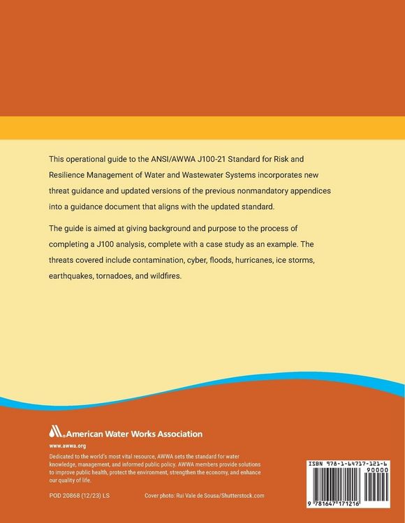 Produktbild: Operational Guide to Awwa Standard J100 Risk & Resilience Management of Water & Wastewater Systems