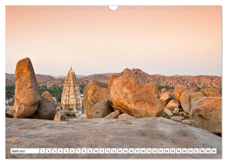 Produktbild: Momente einer Reise - Goa und Karnataka (Wandkalender 2027 DIN A3 quer), CALVENDO Monatskalender