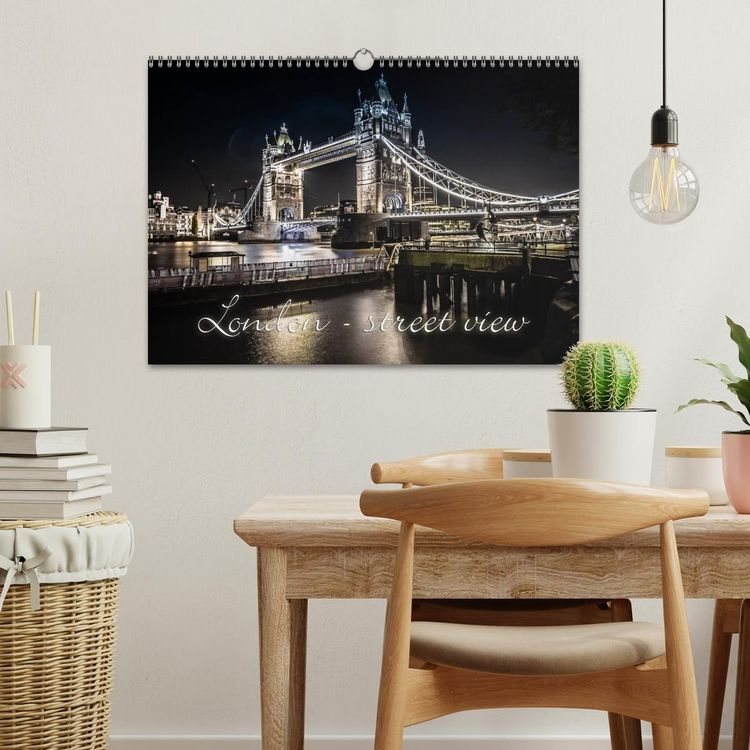 Produktbild: London - street view (CH-Version) (Wandkalender 2026 DIN A3 quer), CALVENDO Monatskalender