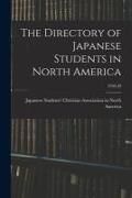 Produktbild: The Directory of Japanese Students in North America; 1938-39