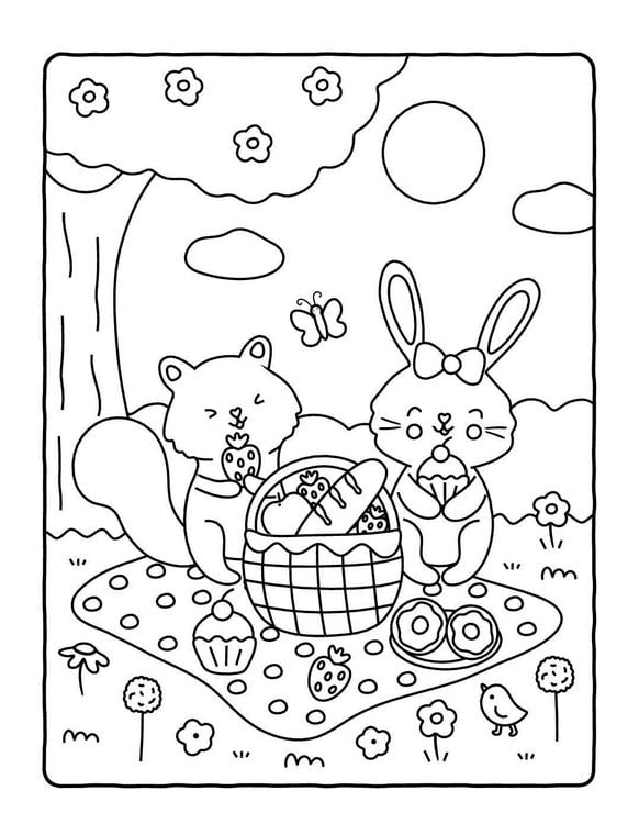 Produktbild: Cozy Friends: Wohlf&uuml;hl-Malblock Cozy Coloring | Ausmalen und entspannen