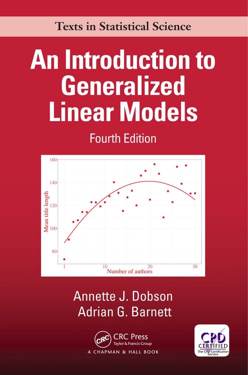Produktbild: An Introduction to Generalized Linear Models