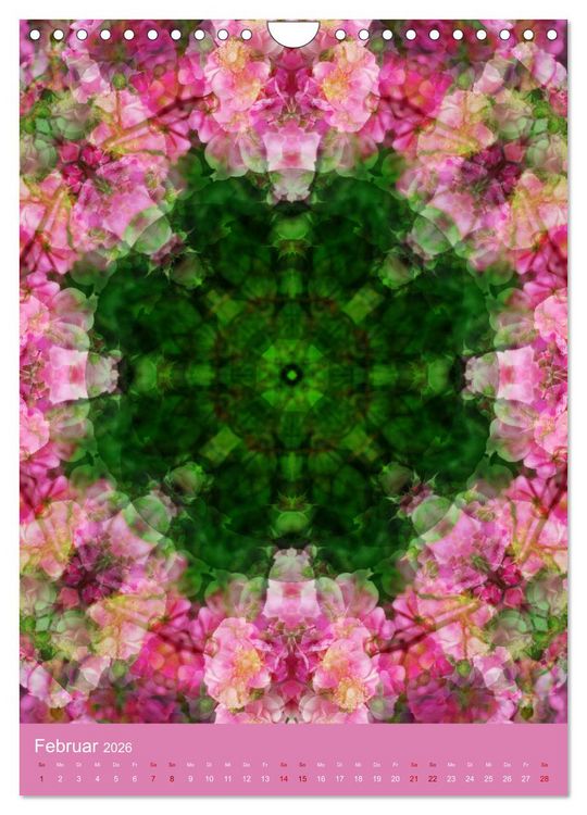 Produktbild: Meditative Pflanzenmandalas (Wandkalender 2026 DIN A4 hoch), CALVENDO Monatskalender