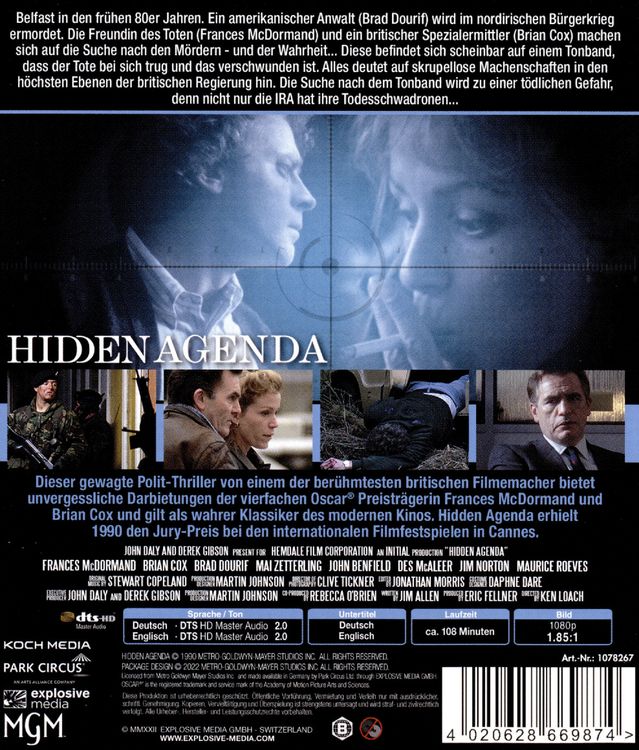 Produktbild: Hidden Agenda - Geheimprotokoll