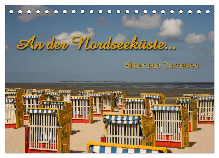 Produktbild: An der Nordseek&uuml;ste... (Tischkalender 2027 DIN A5 quer), CALVENDO Monatskalender
