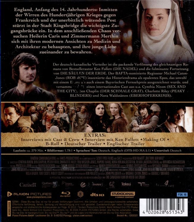 Produktbild: Die Tore der Welt [2 BRs]