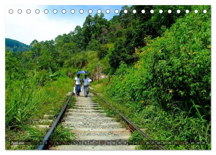 Produktbild: Sri Lanka - Eine Bilder-Reise (Tischkalender 2026 DIN A5 quer), CALVENDO Monatskalender