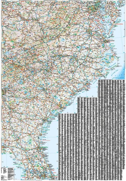 Produktbild: Reise Know-How Landkarte USA 09, S&uuml;dost (1:1.250.000)