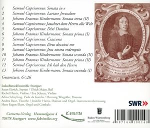 Produktbild: Lukas Barock Ensemble: Geistliche Konzerte
