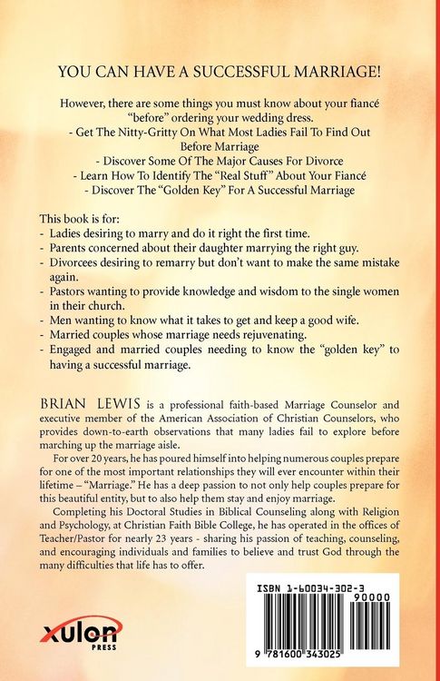 Produktbild: Ladies ! Before You Say "I Do"