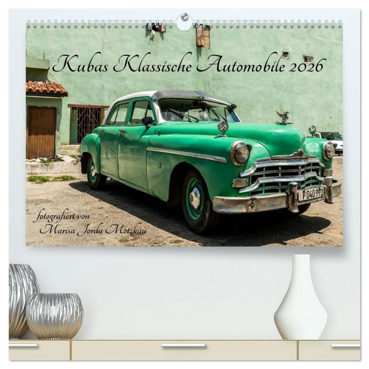 Produktbild: Kubas Klassische Automobile 2026 (hochwertiger Premium Wandkalender 2026 DIN A2 quer), Kunstdruck in Hochglanz