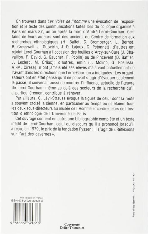 Produktbild: Andre leroi gourhan ou les voies