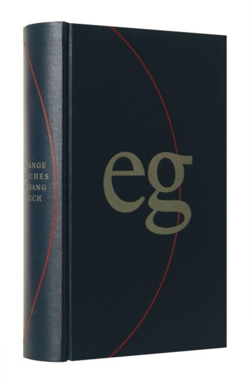 Produktbild: Evangelisches Gesangbuch - Gro&szlig;druck, Kunstleder/blau