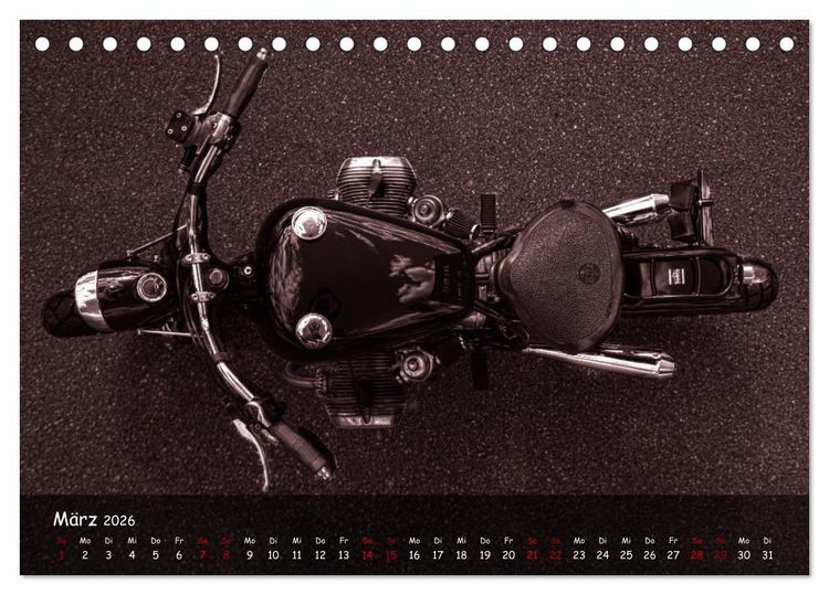 Produktbild: Custombikes 2026 (Tischkalender 2026 DIN A5 quer), CALVENDO Monatskalender