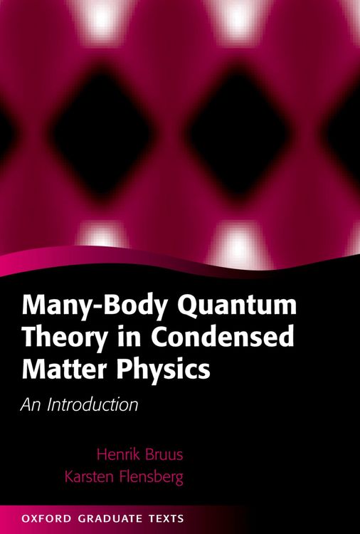 Produktbild: Many-Body Quantum Theory in Condensed Matter Physics