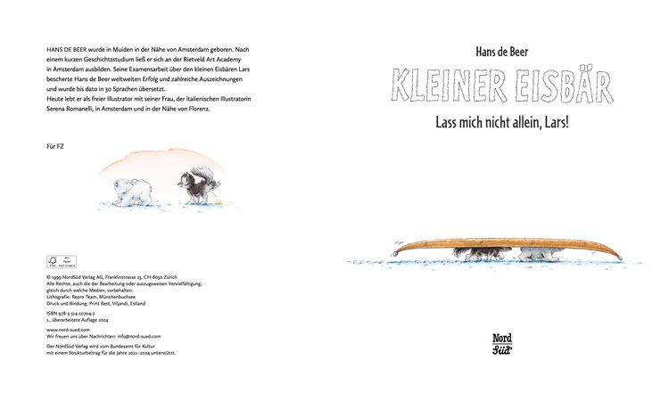Produktbild: Kleiner Eisb&auml;r &ndash; Lass mich nicht allein, Lars!