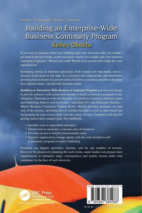 Produktbild: Building an Enterprise-Wide Business Continuity Program