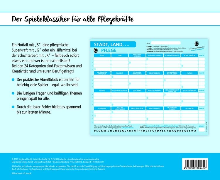 Produktbild: Stadt, Land, Pflege