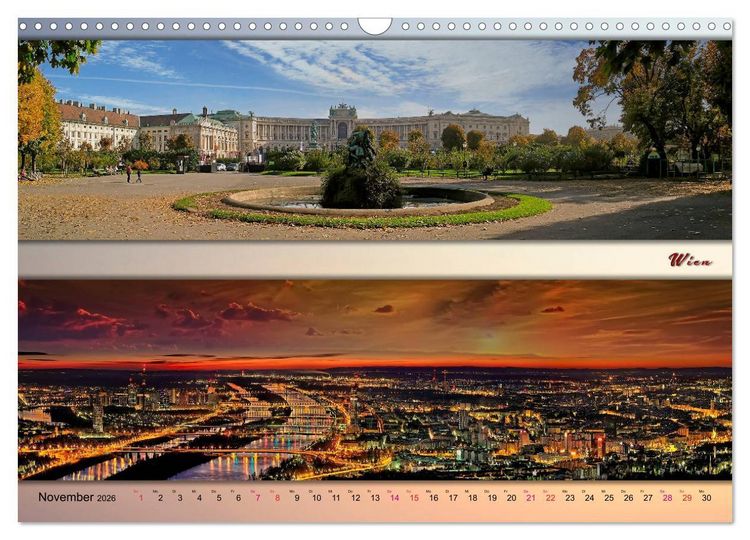 Produktbild: Europ&auml;ische Metropolen - Panoramen (Wandkalender 2026 DIN A3 quer), CALVENDO Monatskalender