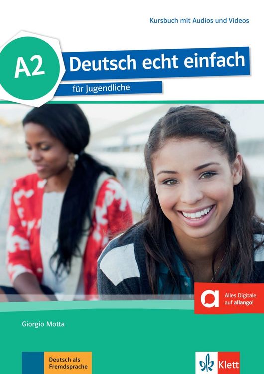 Produktbild: Deutsch echt einfach A2. Kursbuch + MP3/MP4 Dateien online