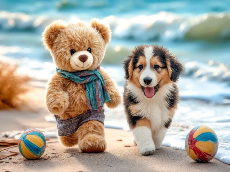 Produktbild: CALVENDO Puzzle Hier gibt es viel Platz zum Ballspielen und Toben | 1000 Teile Lege-Gr&ouml;&szlig;e 64x48cm Foto-Puzzle f&uuml;r gl&uuml;ckliche Stunden