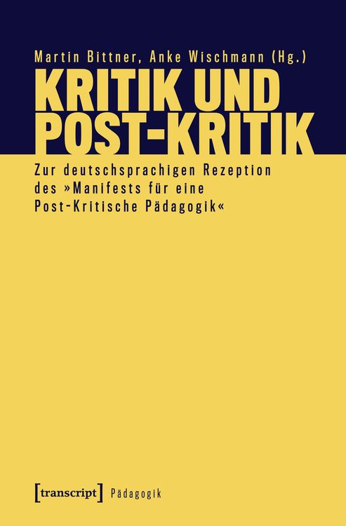 Produktbild: Kritik und Post-Kritik